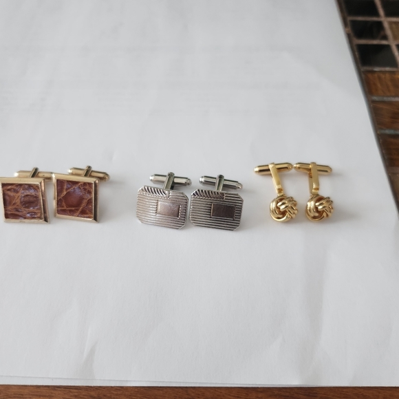 3 pairs of Cufflinks